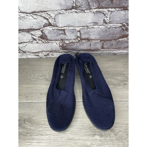 Arcopedico Shoes Mailu Blue Fabric Comfort Slip On Light Knit Women 39EU/8.5M US - Picture 2 of 16